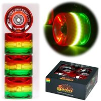 59mm Glow Wheels Rasta